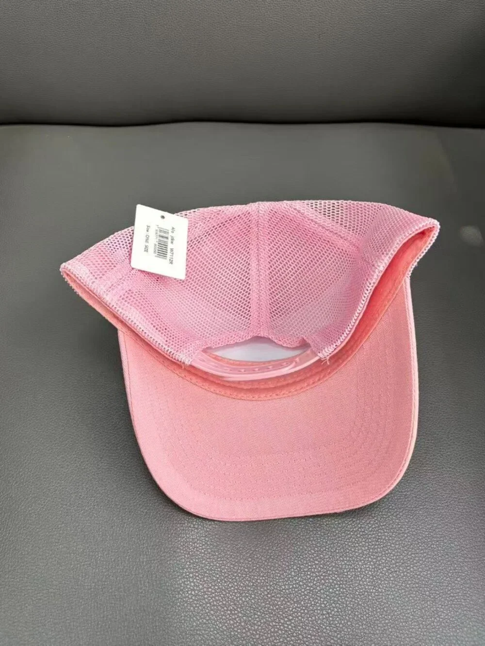 ALO Yoga Pink Trucker Hat💟Adjustable Mesh Cap
